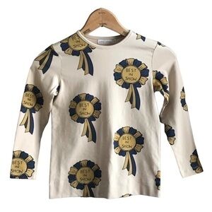 Carbon Solider Equestrian Best In Show Rosette Ribbon Long Sleeve Shirt
